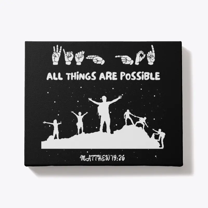 "WITH GOD, ALL THINGS ARE POSSIBLE"(146)