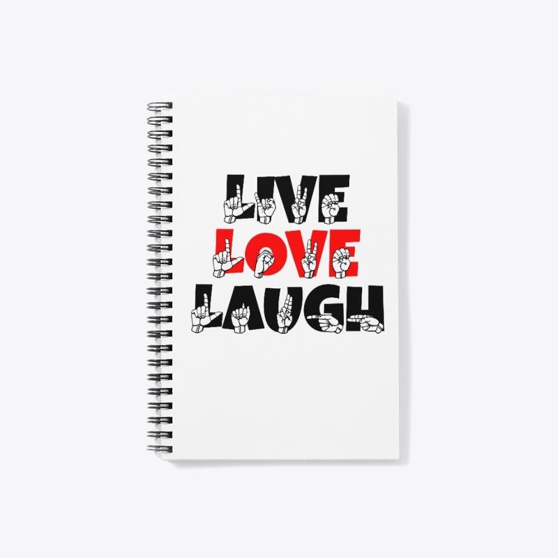 LIVE LOVE LAUGH in Mix Colors (122)