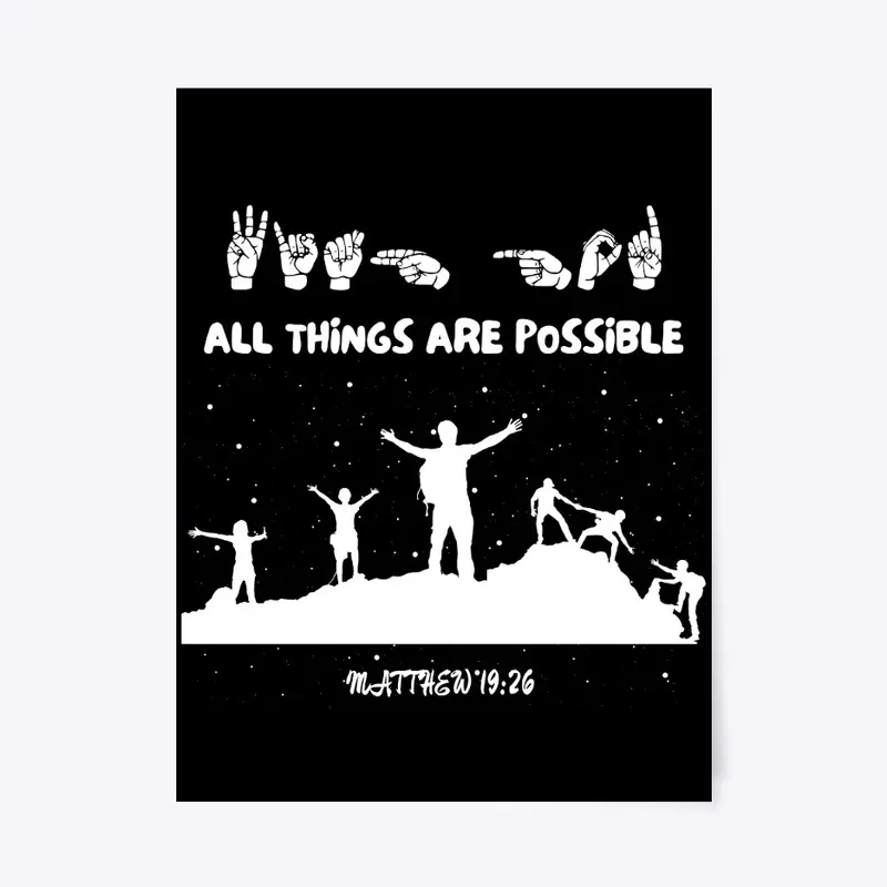 "WITH GOD, ALL THINGS ARE POSSIBLE"(146)